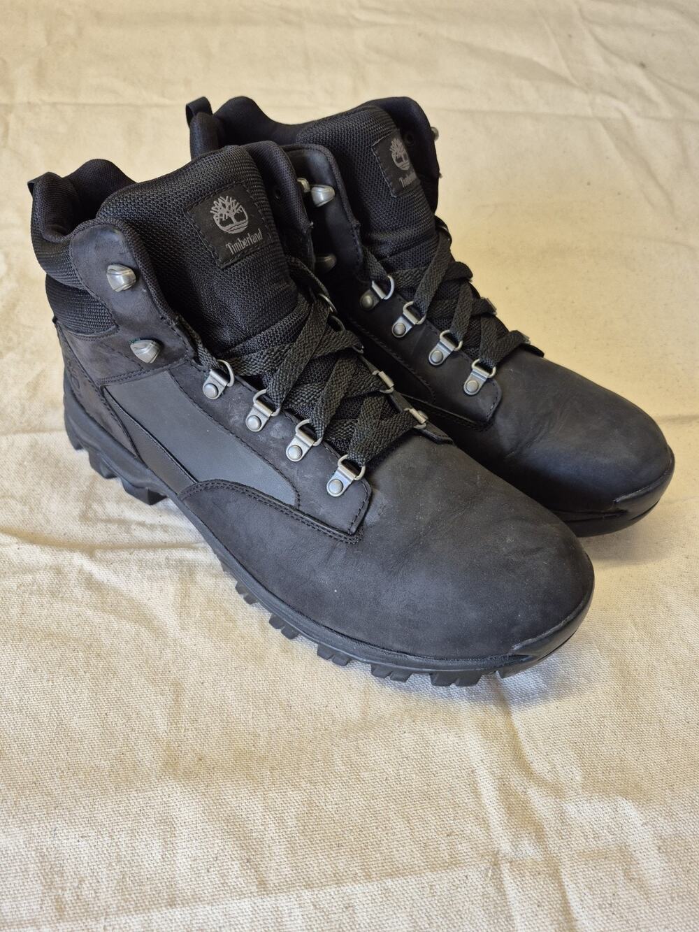 Timberland Keele Ridge Waterproof Boots Men’s 15 Black A11MD No Insoles